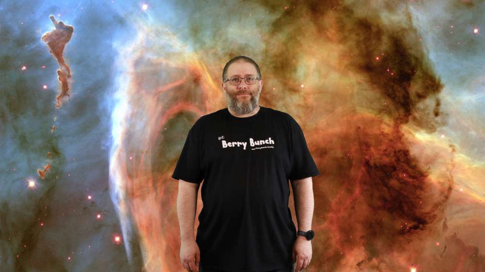 Andy B, space background