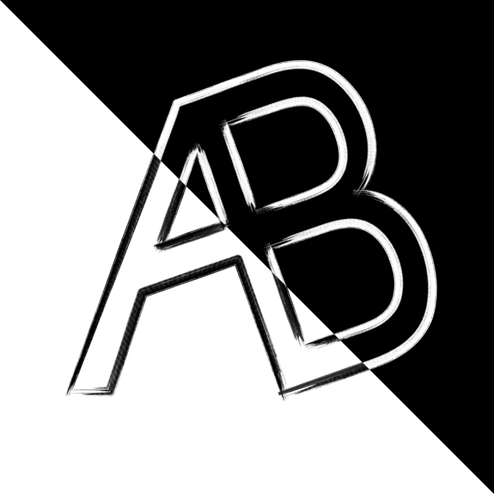 AndyBerry.co.uk Logo, black and white, lower res