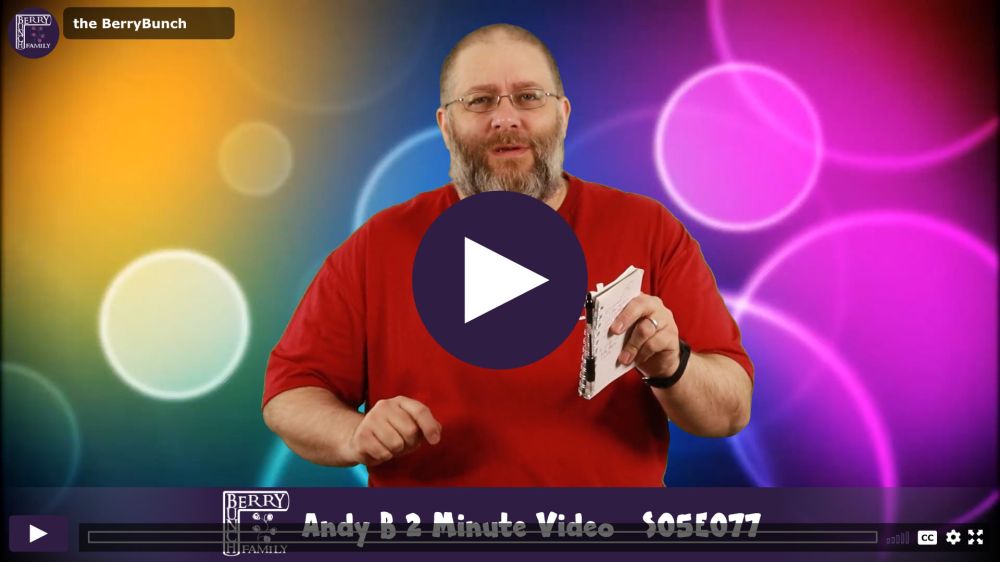 S05E077, Details Matter, Andy B 2 Minute Video WP