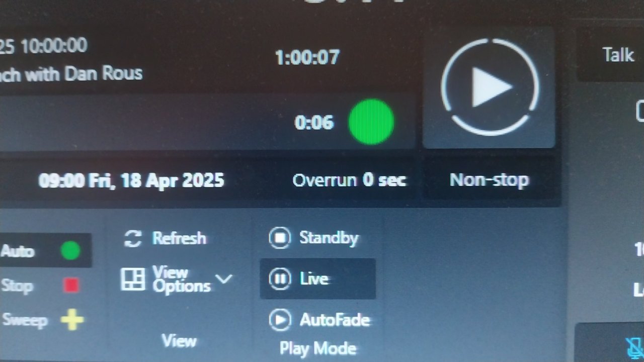 Zero second underun of Live radio player