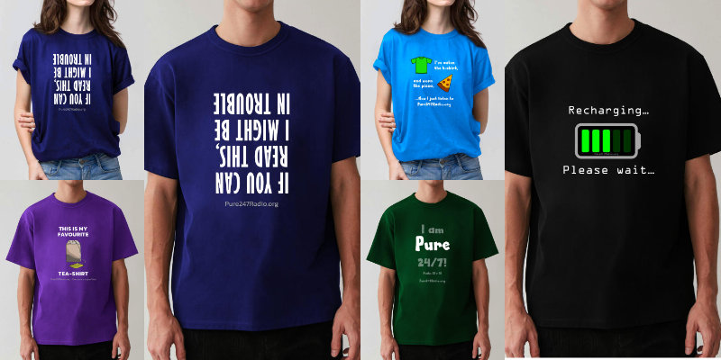 Fancy a t-shirt exclusive to Pure247Radio.org and designed in house?